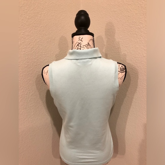 Sea foam blue Lacoste Polo: Size 36 - Picture 4 of 5